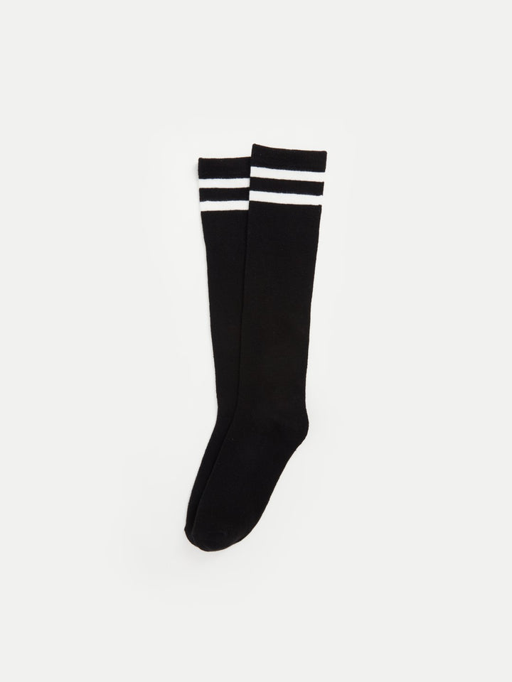 LCW DREAM

New Black Striped Women's Knee High Socks