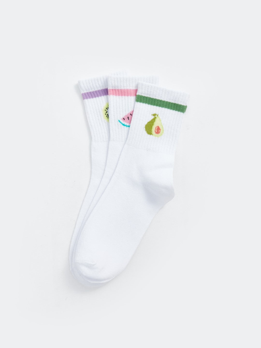 LCW DREAM

Green Printed Women's Ankle Socks 3 Pack