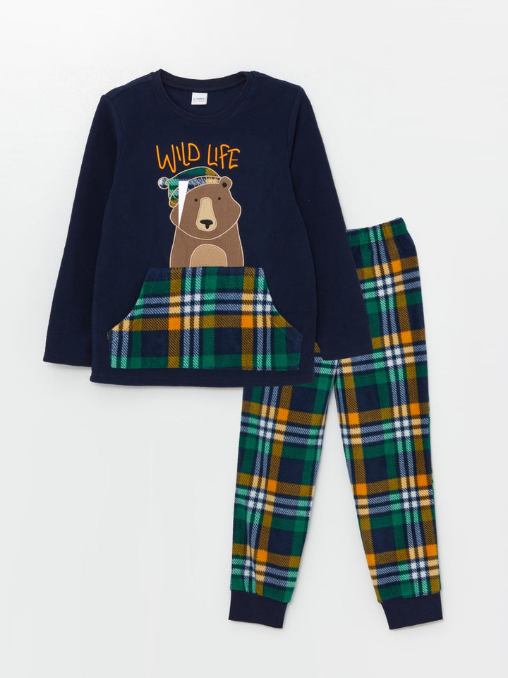 LCW Kids

Navy Blue Crew Neck Boy Pajama Set