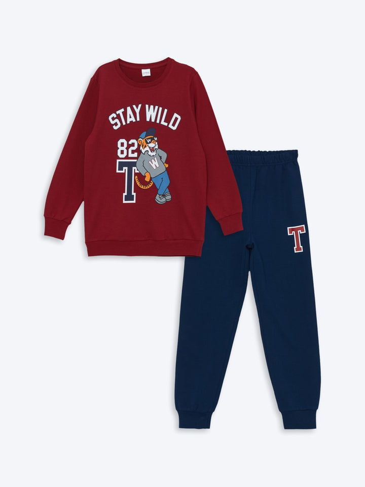 LCW Kids

Claret Red Crew Neck Printed Long Sleeve Boy Pajama Set