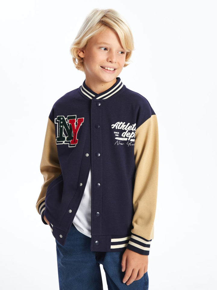 LCW Kids

Navy Blue Printed Boys College Jacket