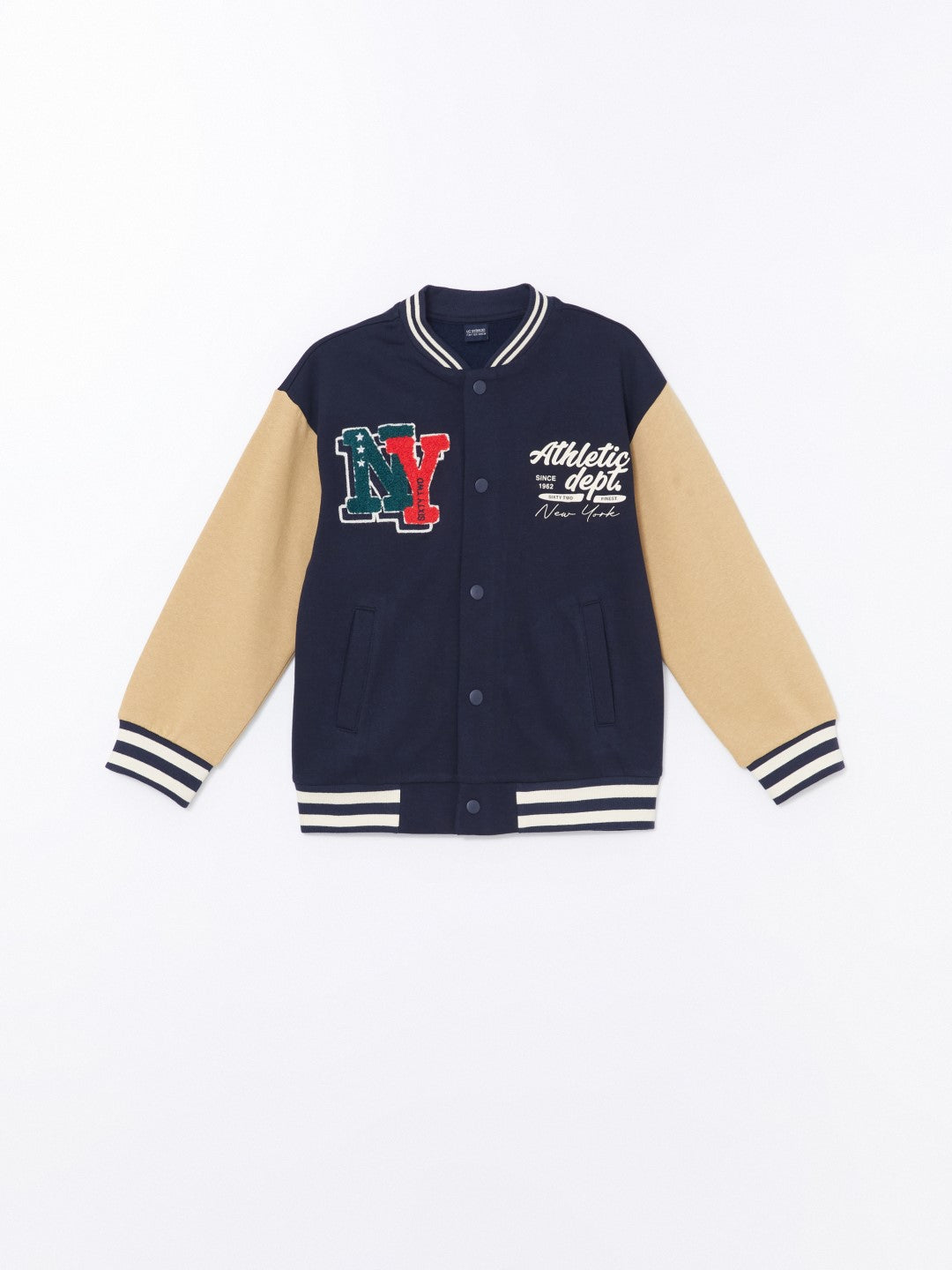 LCW Kids

Navy Blue Printed Boys College Jacket