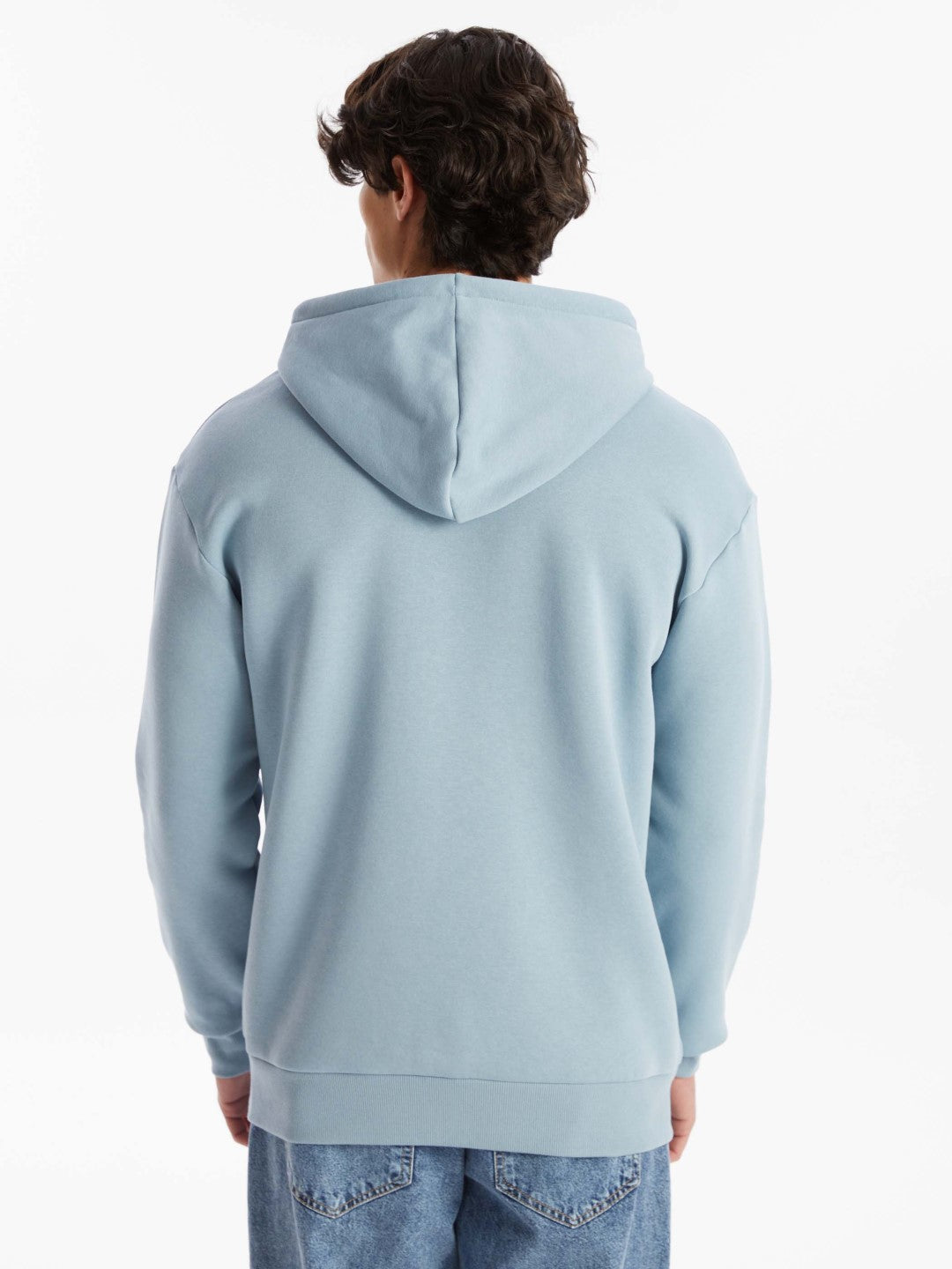 LCW Casual

Matte Blue Long Sleeve Embroidered Men's Hoodie