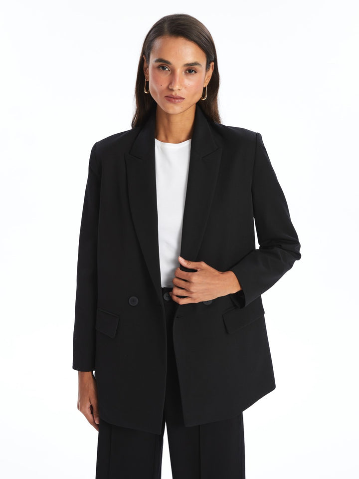 LCW Modest

Black Plain Long Sleeve Women's Blazer Jacket