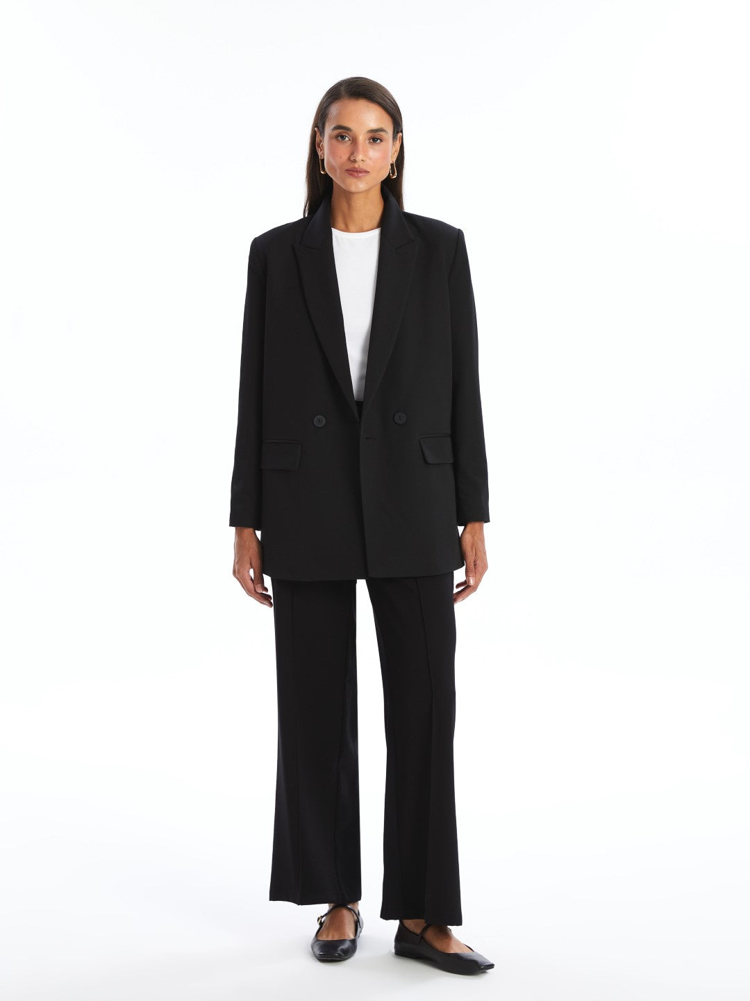 LCW Modest

Black Plain Long Sleeve Women's Blazer Jacket