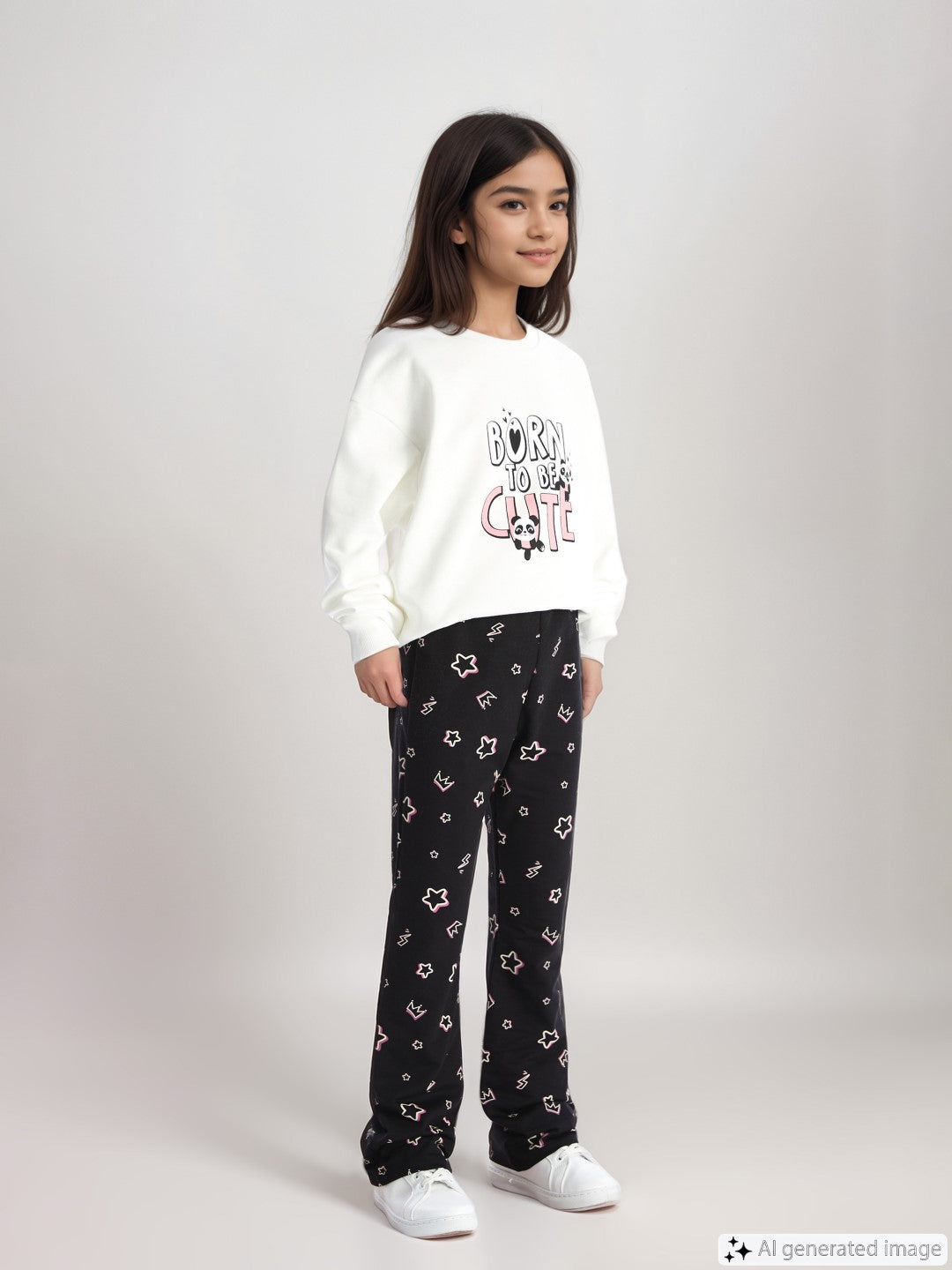 LCW Kids

Black Printed Elastic Waist Bell-bottomed Girls Leggings