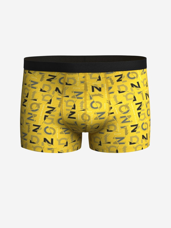 LC WAIKIKI

Yellow Printed Standard Pattern Cotton Flexible Men's Boxer 3-Pack