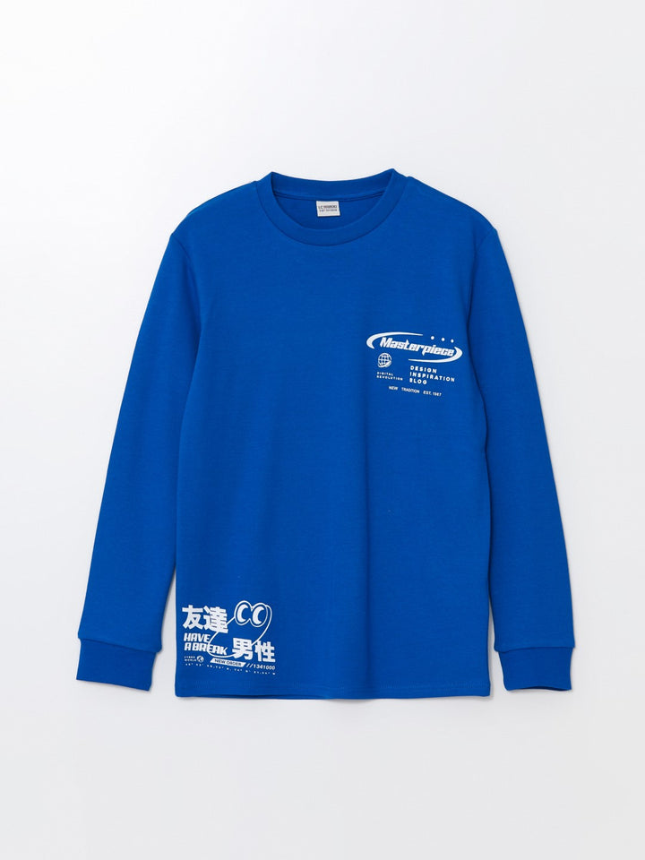 LCW Kids

Medium Blue Crew Neck Printed Long Sleeve Boy T-Shirt