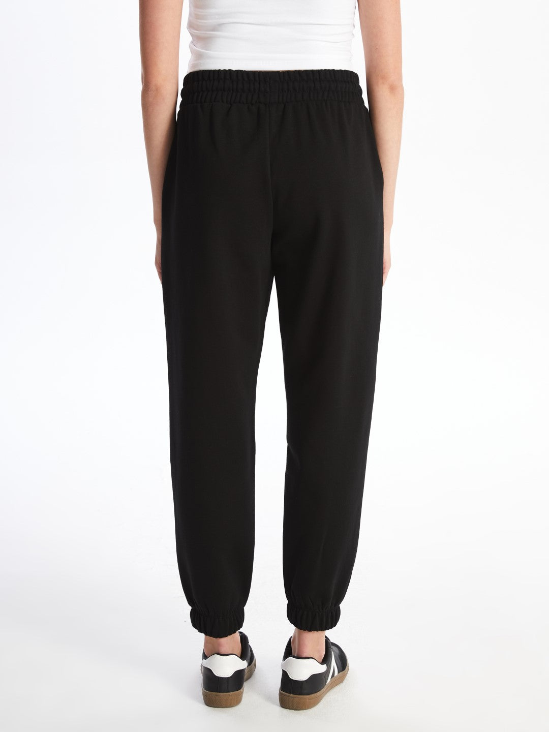 XSIDE

New Black Women's Elastic Waist Plain Jogger Sweatpants