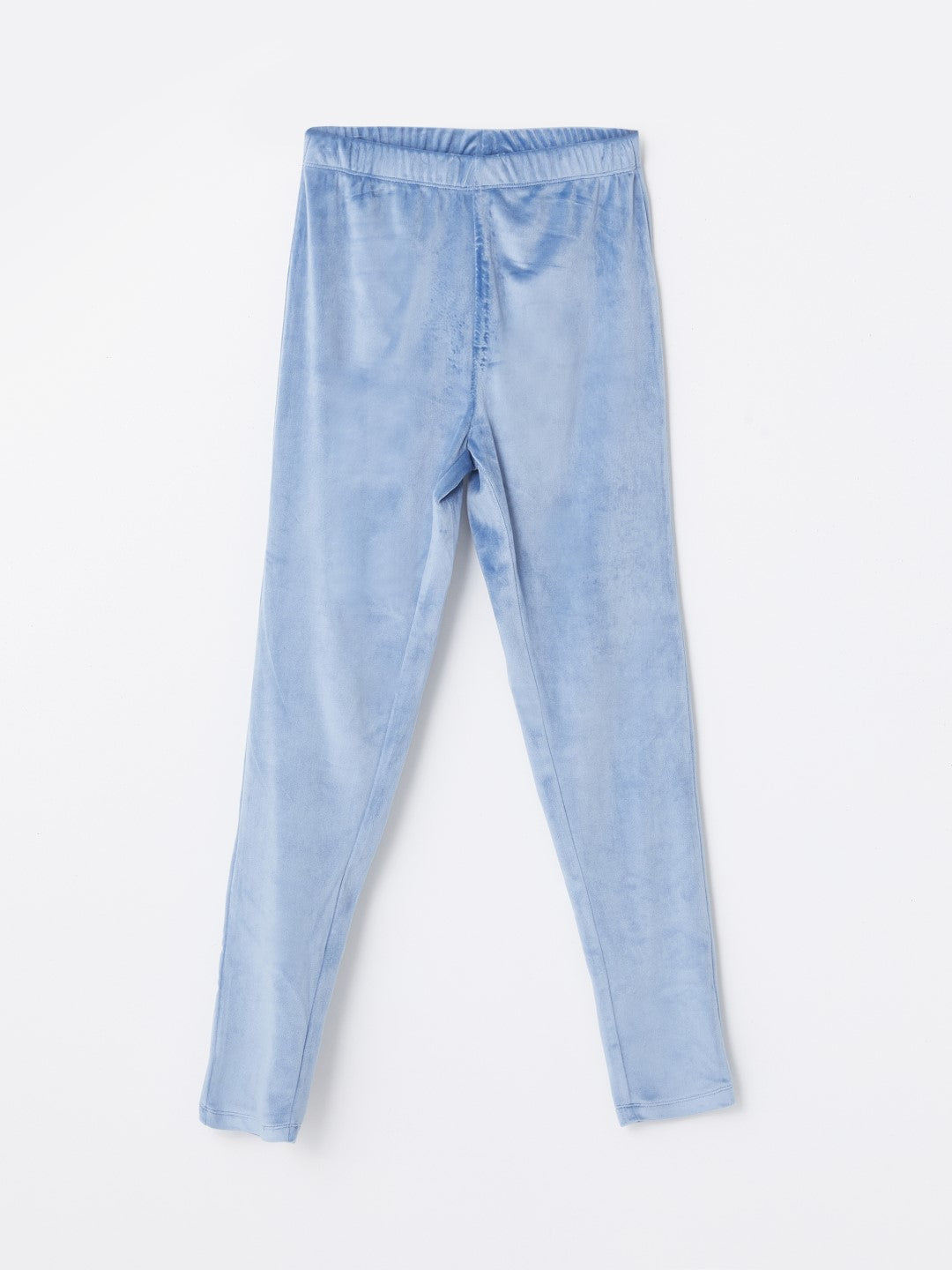 LCW Kids

Matte Blue Elastic Waist Basic Girls Velvet Leggings