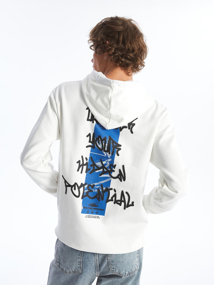 LCW Casual

Ecru Long Sleeve Printed Men's Hoodie