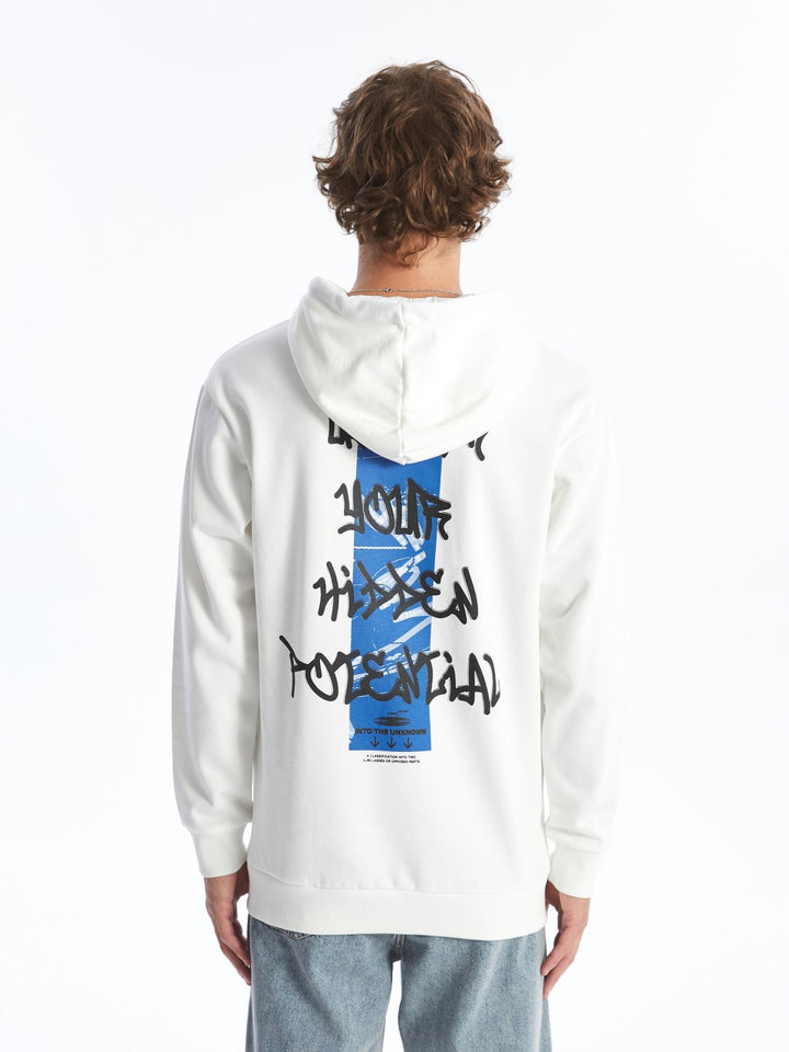 LCW Casual

Ecru Long Sleeve Printed Men's Hoodie