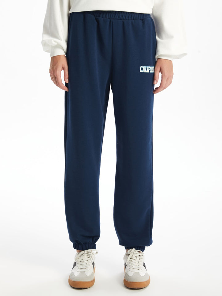 XSIDE

Navy Blue Elastic Waist Printed Women's Jogger Sweatpants