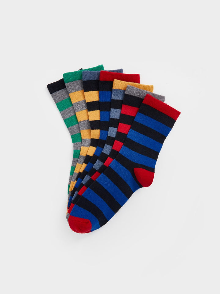 LCW Kids

Mixed Color Yarn Dyed Striped Boys Ankle Socks 7-Pack