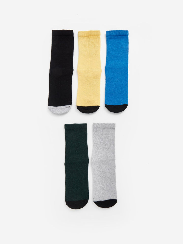 LCW Kids

Mixed Color Yarn Dyed Basic Baby Boy Socks 5-Pack