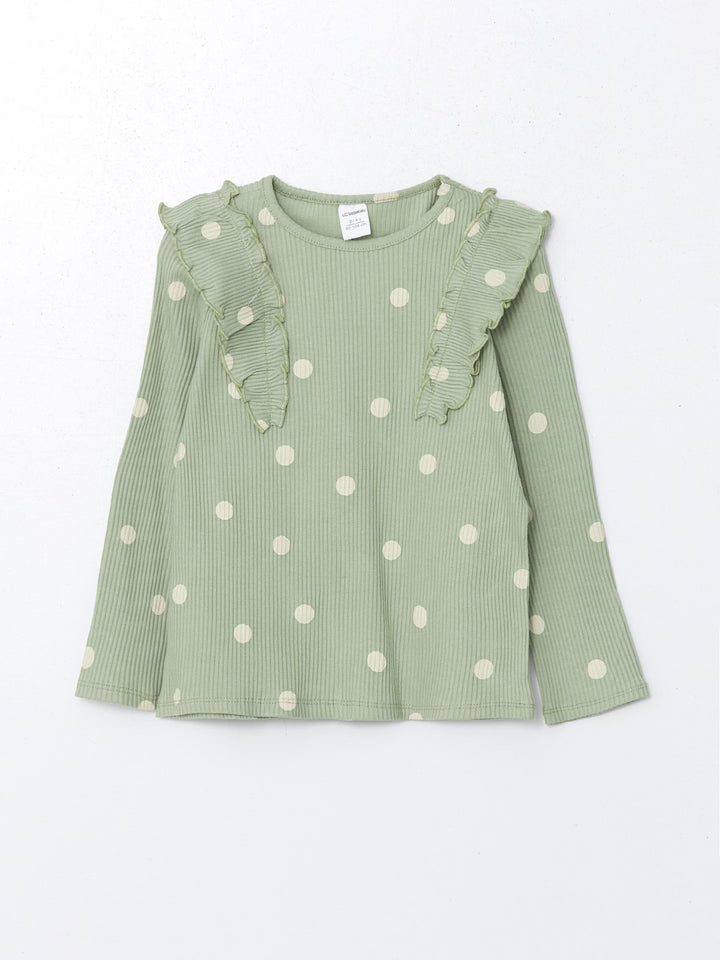 LCW baby

Green Printed Crew Neck Long Sleeve Polka Dot Printed Baby Girl Blouse and Leggings 2-Piece Set