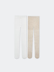 LCW baby

Beige Melange Basic Baby Girl Tights 2-Pack