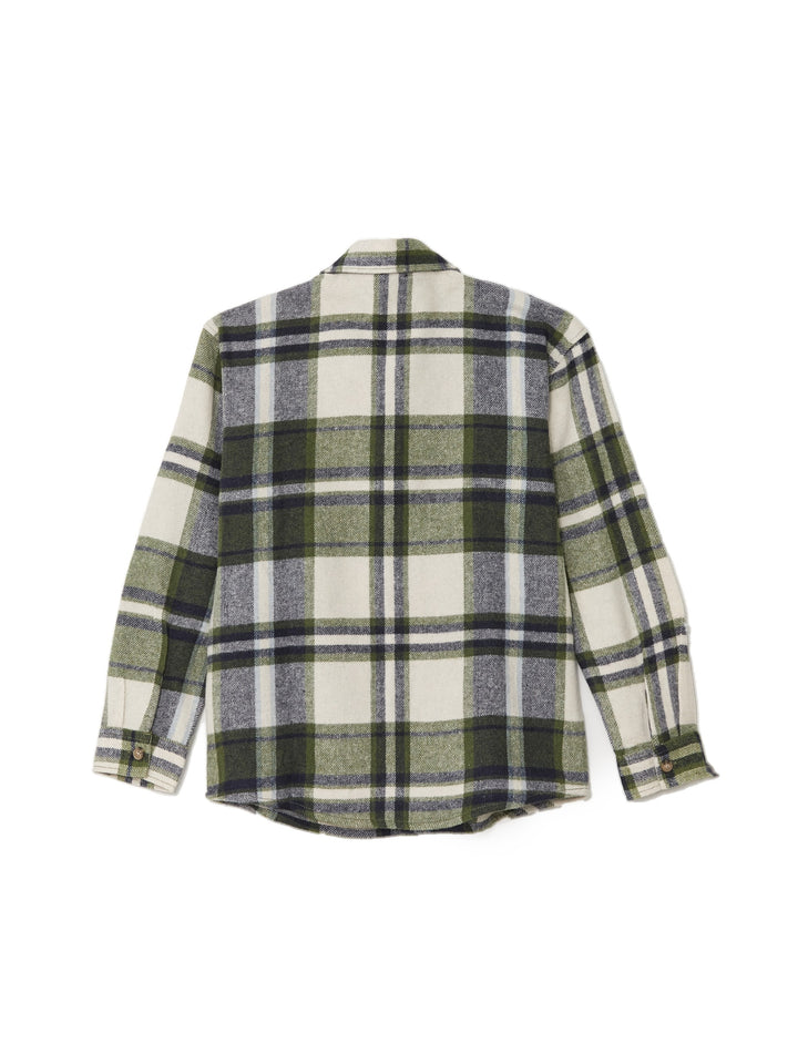 Lcw Kids Navy Blue Casual Plaid Boy Shirt Jacket