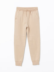 Lcw Kids Beige Elastic Waist Boy Jogger Sweatpants