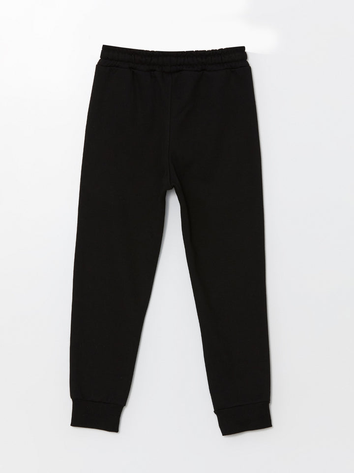 Lcw Kids Anthracite Elastic Waist Boy Thick Jogger Sweatpants