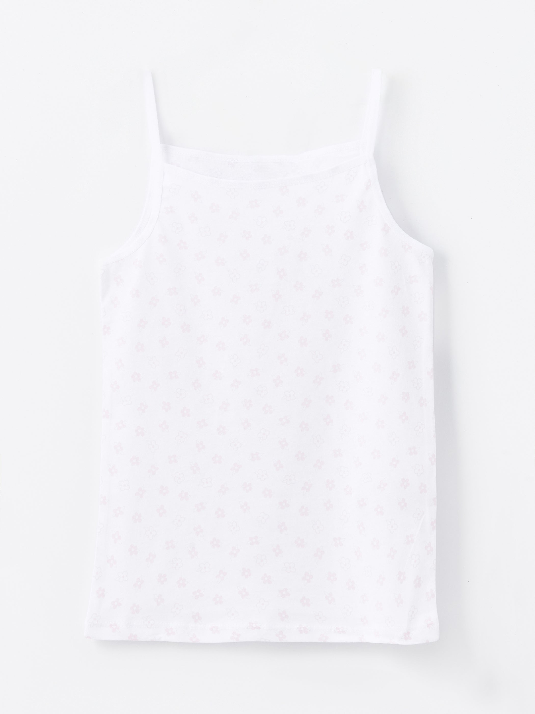 Square Neck Floral Girl's Tank Top 2-Pack