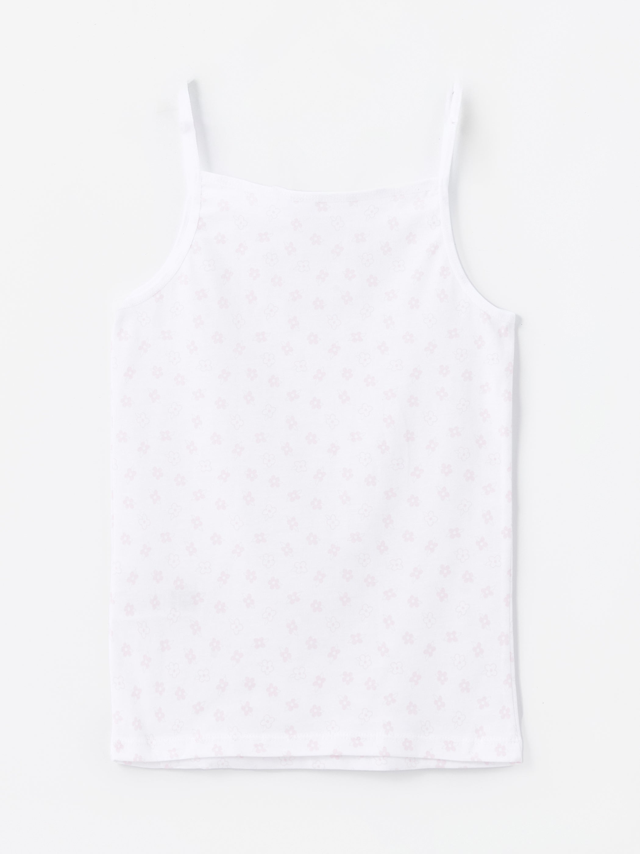 Square Neck Floral Girl's Tank Top 2-Pack