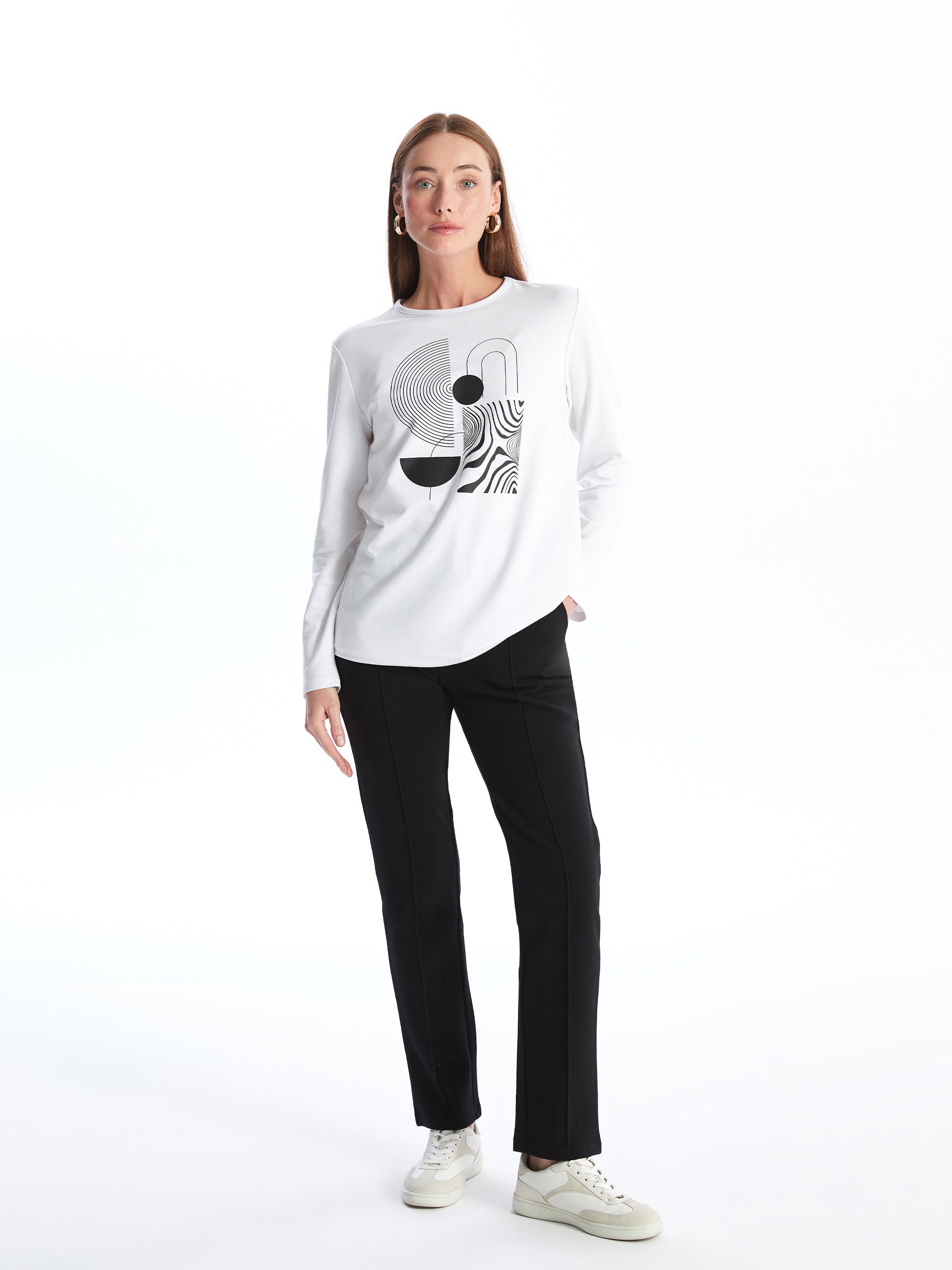 Women s Elastic Waist Plain Sweatpants HMIC Kuwait