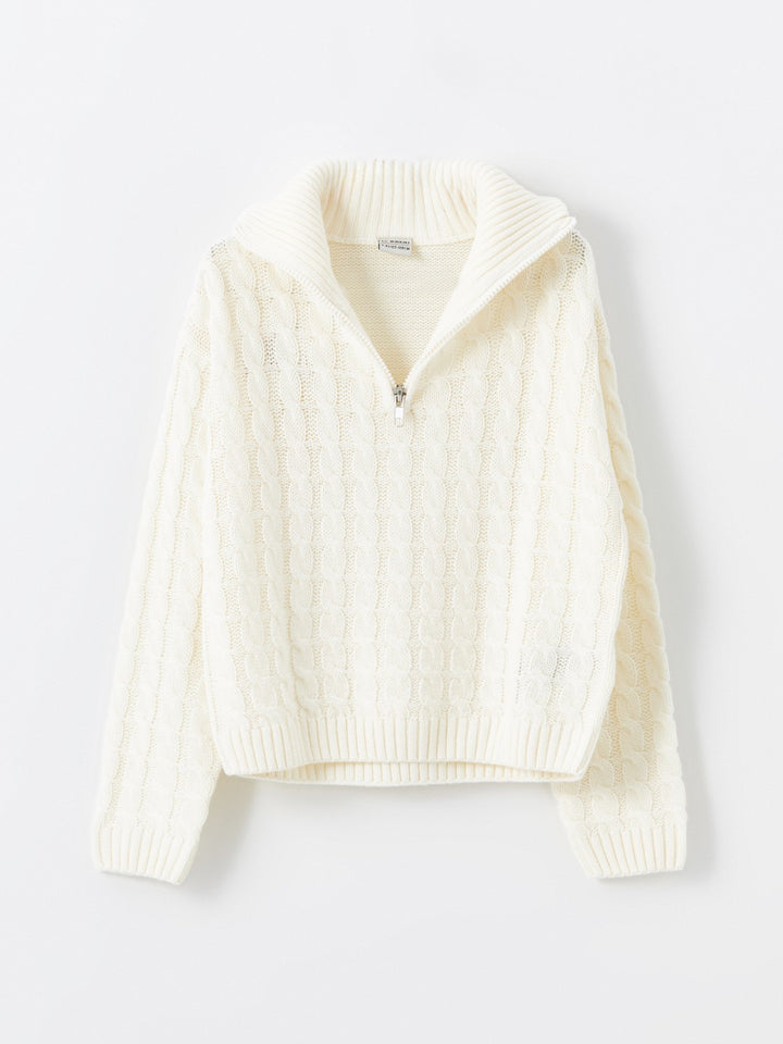 LCW Kids

Cream Color Polo Neck Girls Knitted Sweater