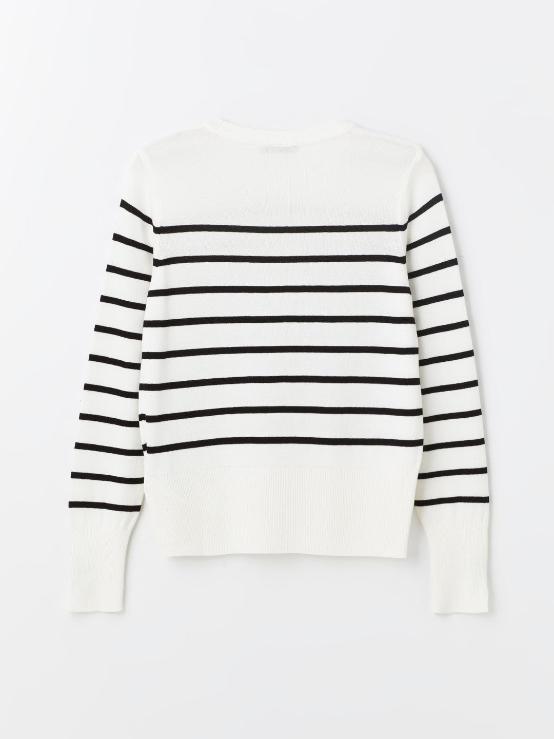 LCW Vision

Ecru Crew Neck Striped Long Sleeve Women's Knitwear Sweater