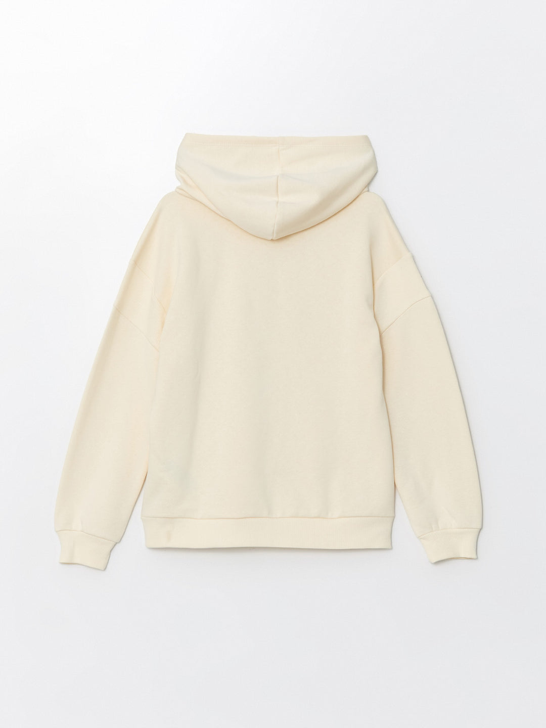 Lcw Kids Beige Hooded Girls Thick Sweatshirt