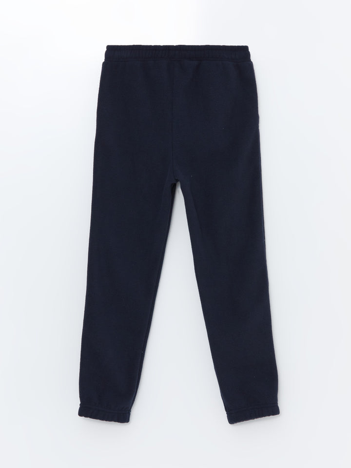 Lcw Kids Navy Blue Elastic Waist Polar Fleece Boy Jogger Tracksuit Bottoms