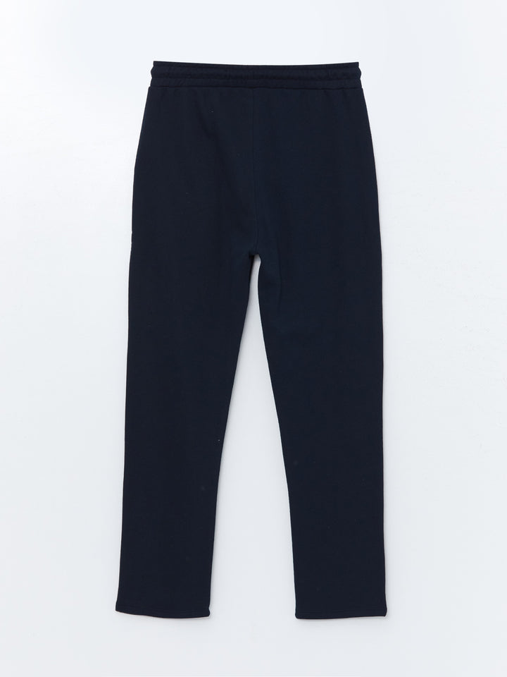 Lcwaikiki Classic Navy Blue Standard Pattern Men'S Thick Sweatpants