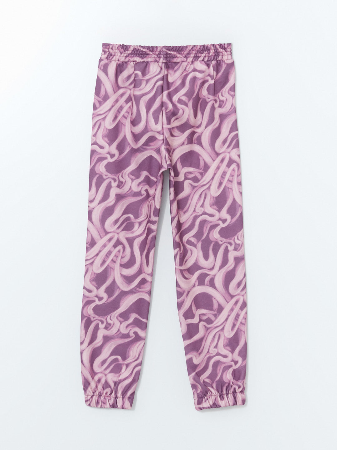 Lcw Kids Lilac Elastic Waist Girls Thick Jogger Sweatpants