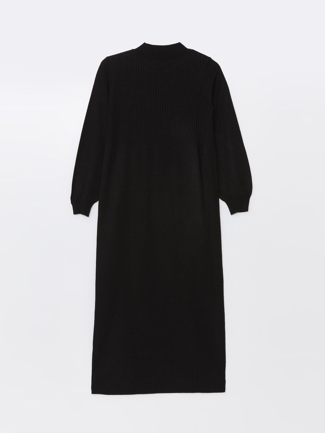 LCW Modest

Black Half Turtleneck Plain Long Sleeve Women's Knit Dress