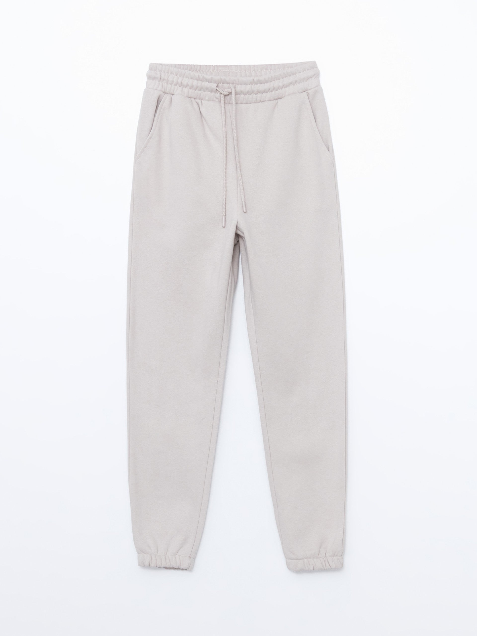 Lcw Vision Purple Elastic Waist Women'S Thick Jogger Sweatpants