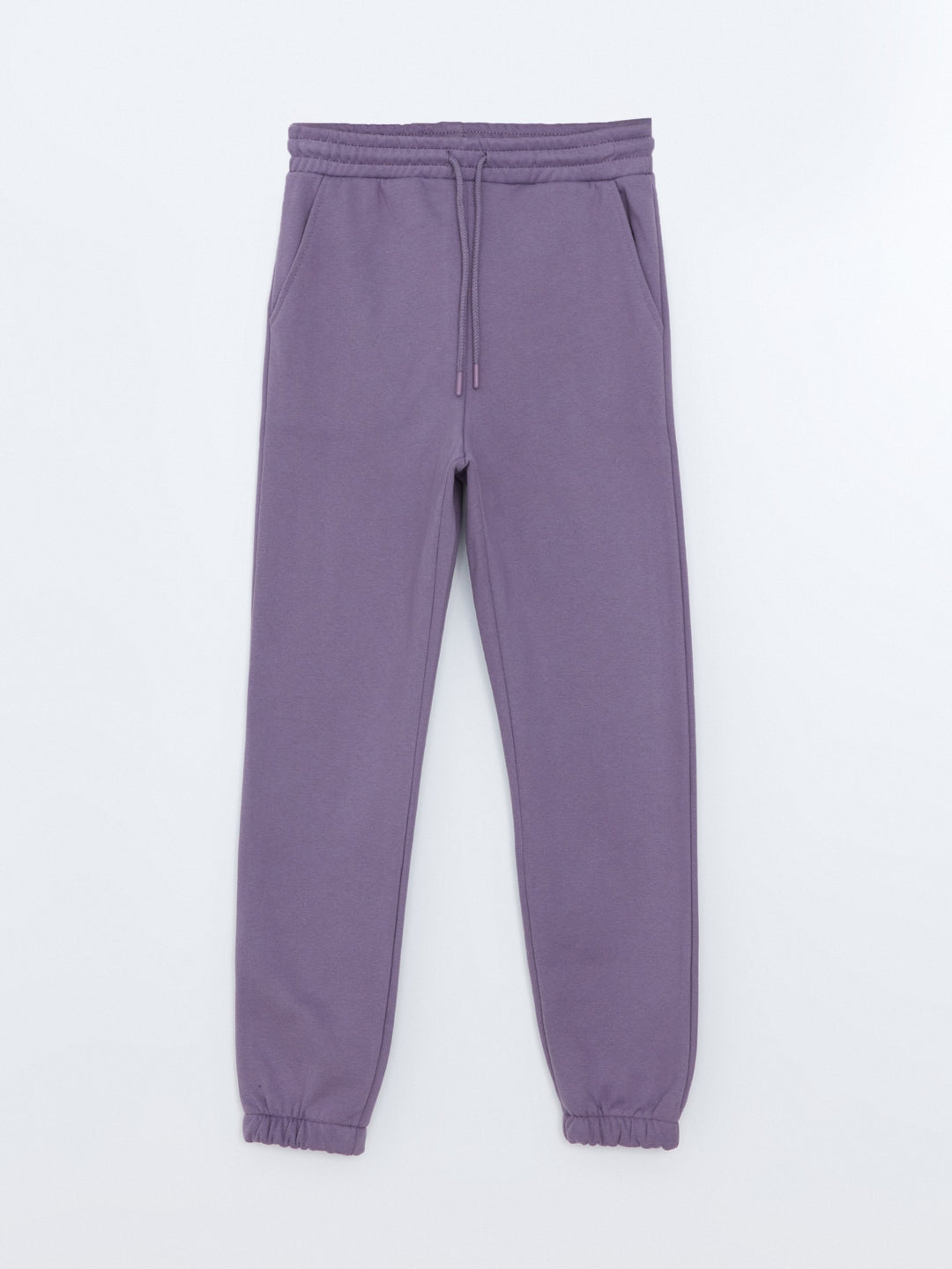 Lcw Vision Purple Elastic Waist Women'S Thick Jogger Sweatpants