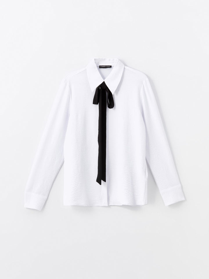 LCWAIKIKI Classic

Buxe White Scarf Detail Women's Shirt