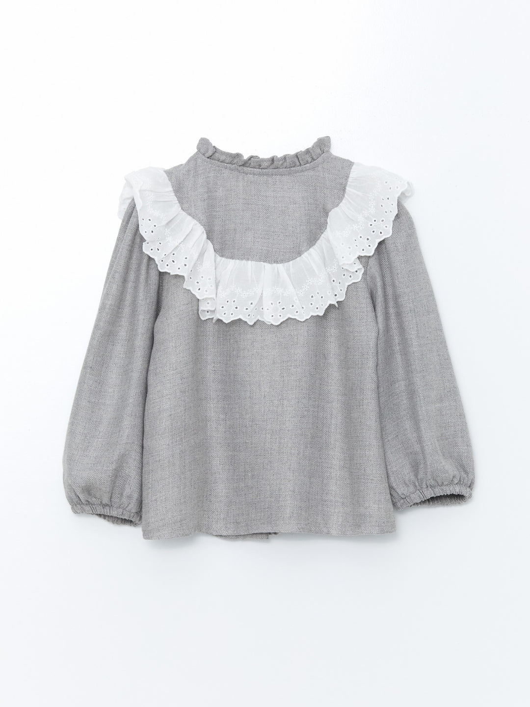 Lcw Kids Gray Long Sleeve Girl Shirt