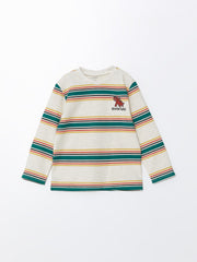 LCW baby

Melange Striped Crew Neck Long Sleeve Printed Baby Boy T-Shirt