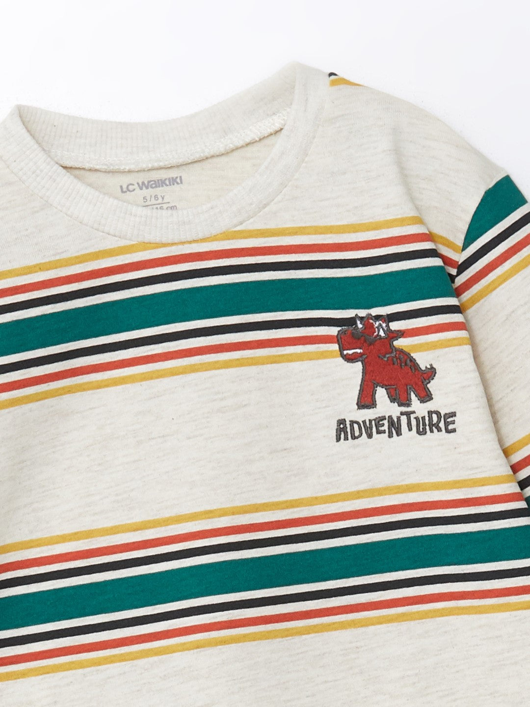 LCW baby

Melange Striped Crew Neck Long Sleeve Printed Baby Boy T-Shirt