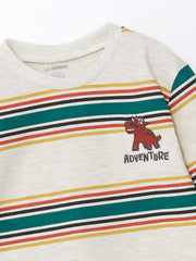LCW baby

Melange Striped Crew Neck Long Sleeve Printed Baby Boy T-Shirt