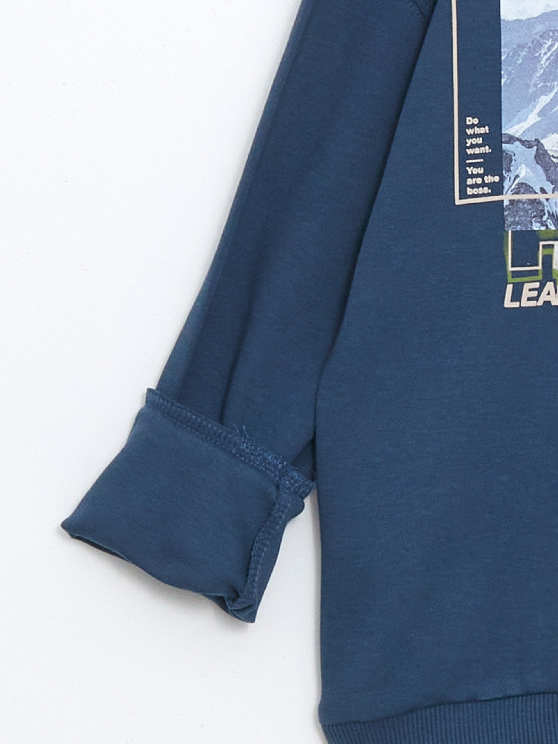 Lcw Kids Indigo Crew Neck Boy T-Shirt