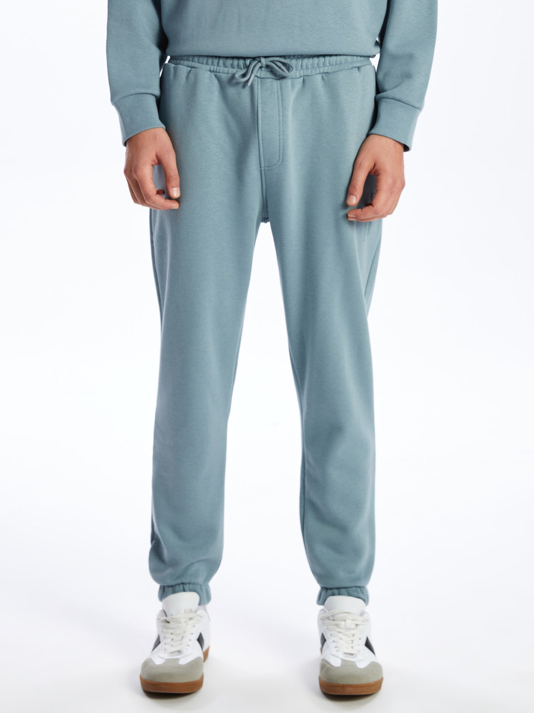 Xside Blue Standard Fit Men'S Thick Jogger Sweatpants