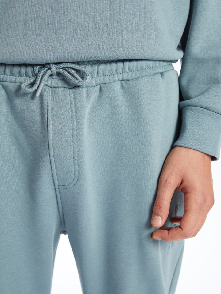 Xside Blue Standard Fit Men'S Thick Jogger Sweatpants