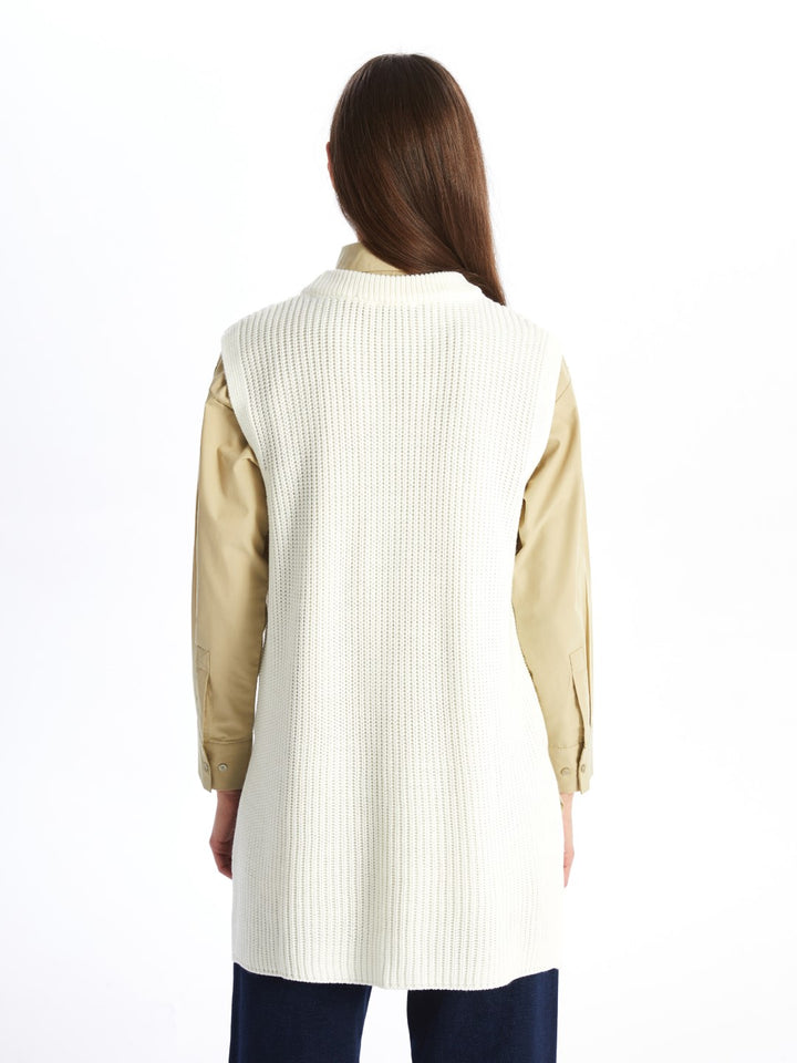 LCW Modest

Light Beige Women's Crew Neck Plain Knitted Sweater