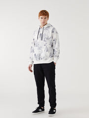 Xside Long Sleeve Printed Men Thick Hoodie