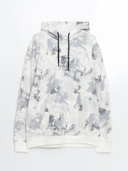 Xside Long Sleeve Printed Men Thick Hoodie