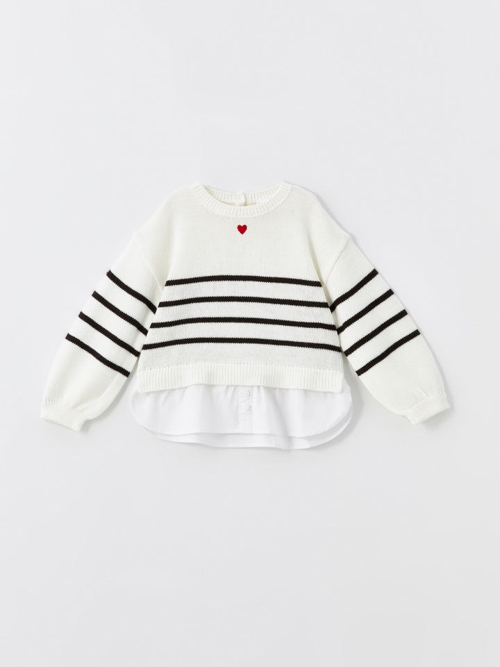 LCW baby

Ecru Striped Crew Neck Striped Baby Girl Knitwear Sweater