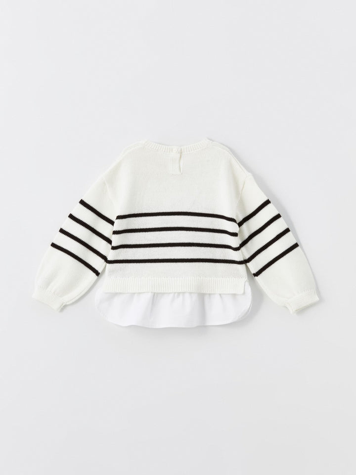 LCW baby

Ecru Striped Crew Neck Striped Baby Girl Knitwear Sweater