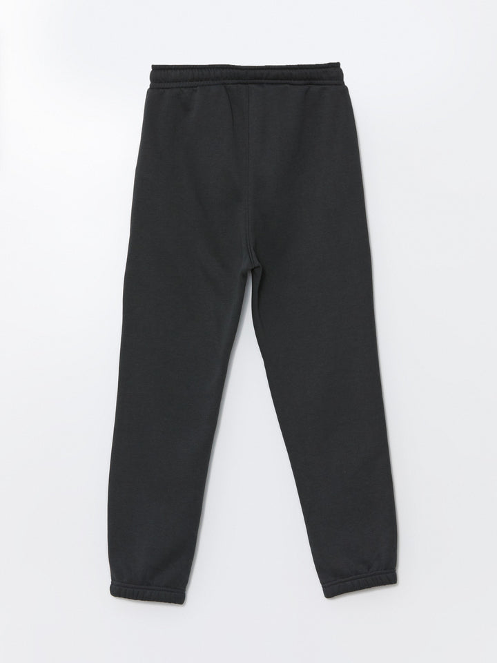 Lcw Kids Anthracite Elastic Waist Boy Thick Jogger Sweatpants